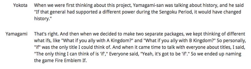 Illustration for article titled Iwata's Fire Emblem Interview Is Fascinating